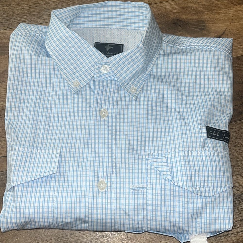 Old South long sleeve button down shirt. Size large